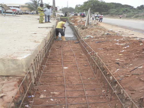 CONSTRUCTION OF LINE DRAIN AT AGBARA ROAD OGUN STATE 2