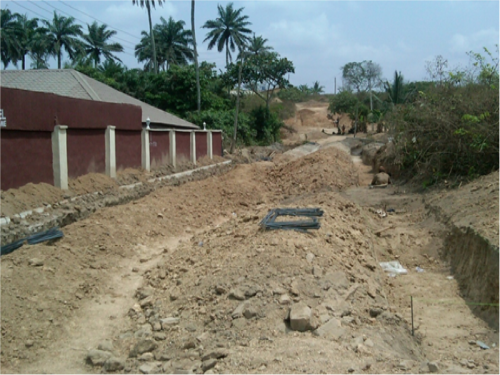CONSTRUCTION OF LINE-DRAIN ILESA EAST LOCAL GOVERNMENT